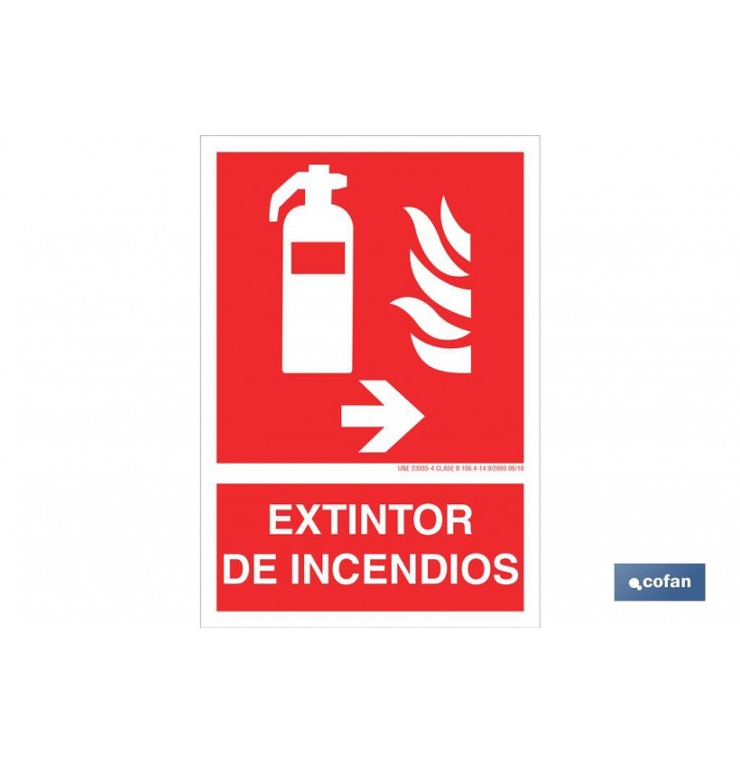 SEÑAL LUMINISCENTE 297X210MM.