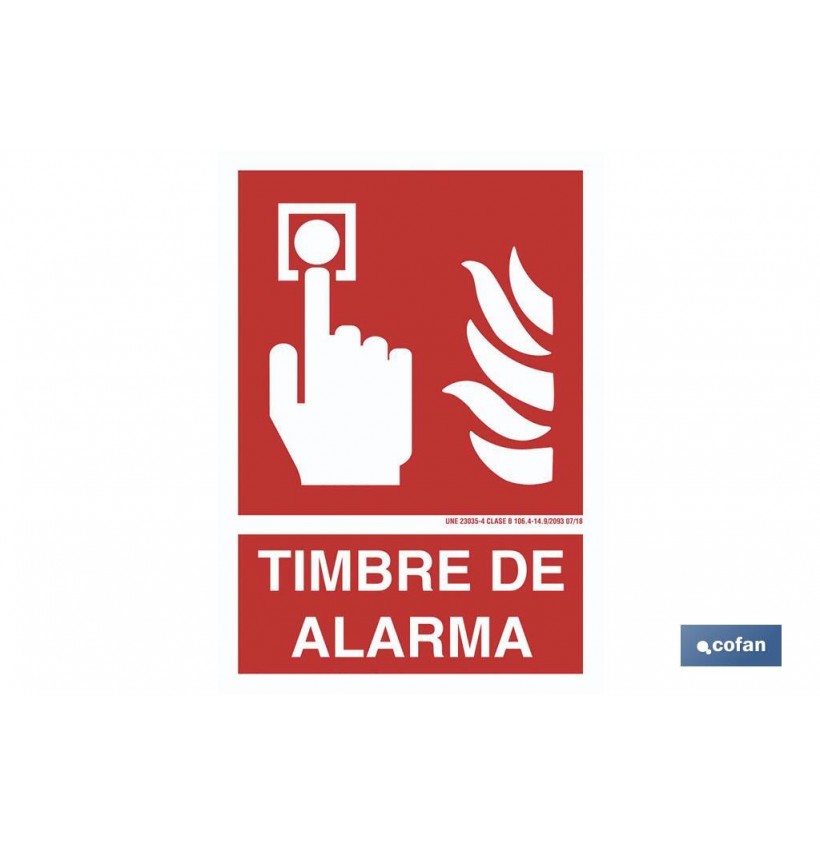 SEÑAL LUMINISCENTE 420X297MM.