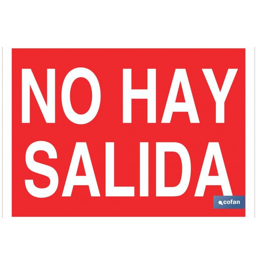 SEÑAL LUMINISCENTE 420X297MM.