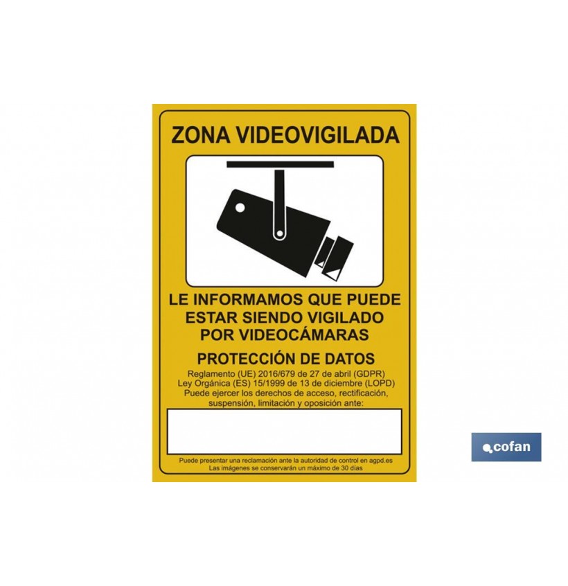 SEÑAL ADHESIVA 210X148MM.